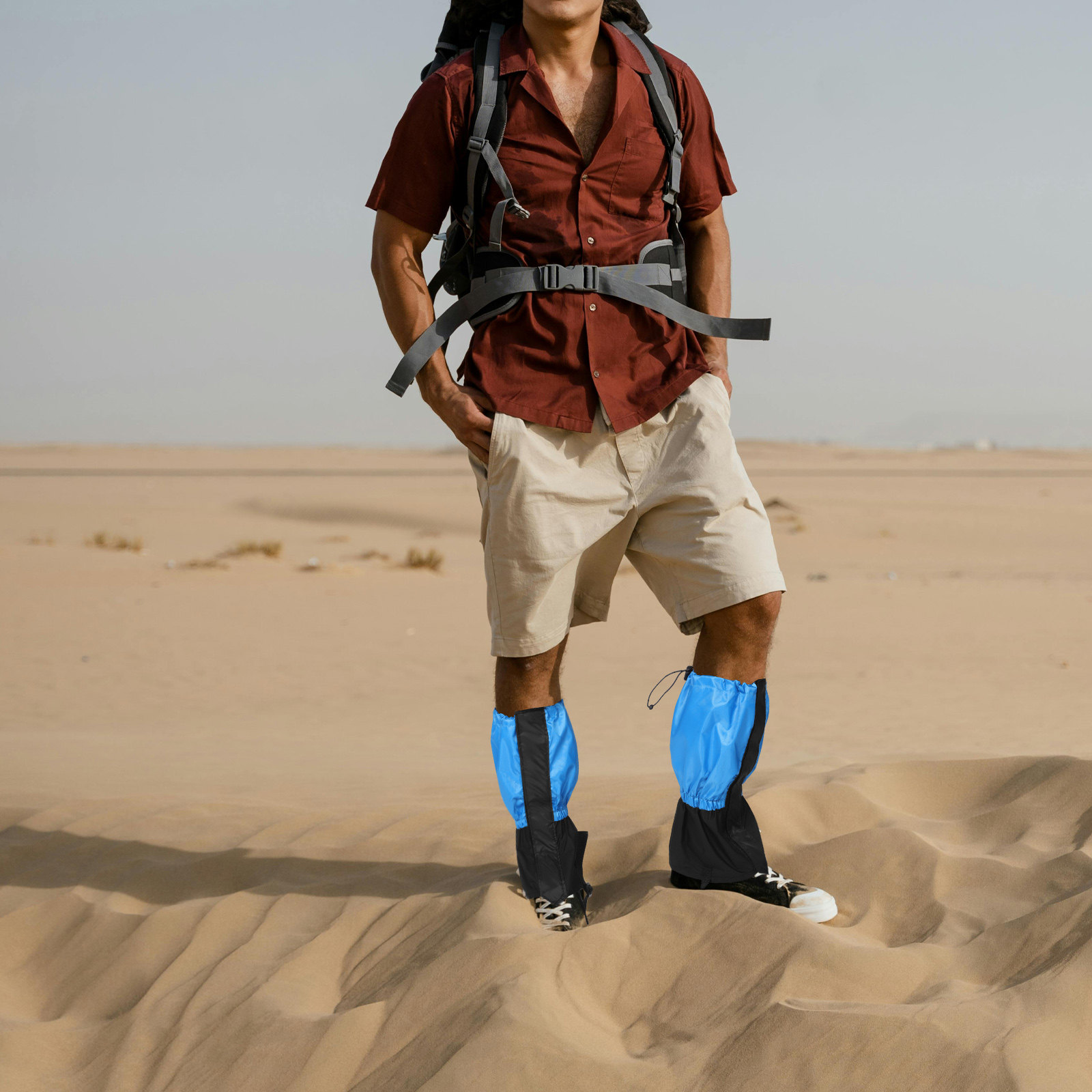 Running Gear Trail - 1Pair Sandproof Snow Gaiters Soft Comfortable