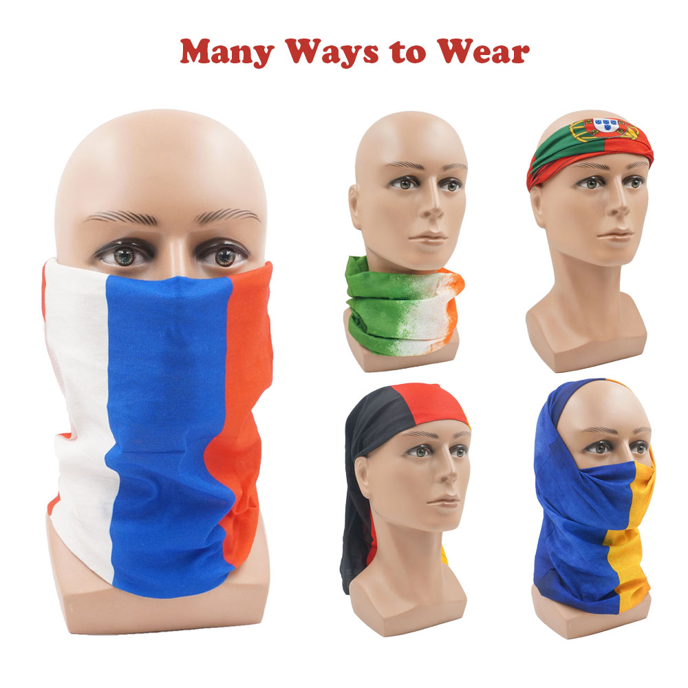 Running Gear Men - European Countries Face & Neck Gaiter