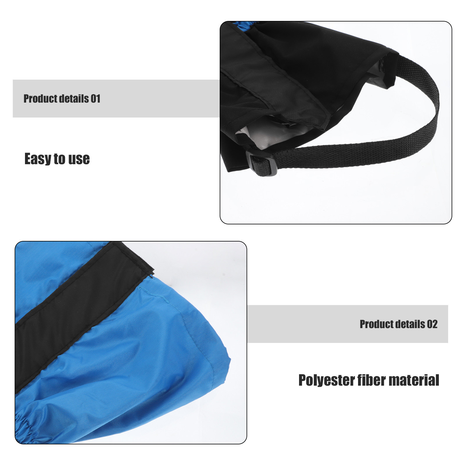 1Pair Sandproof Snow Gaiters S - Running Gear Trail recension och pris